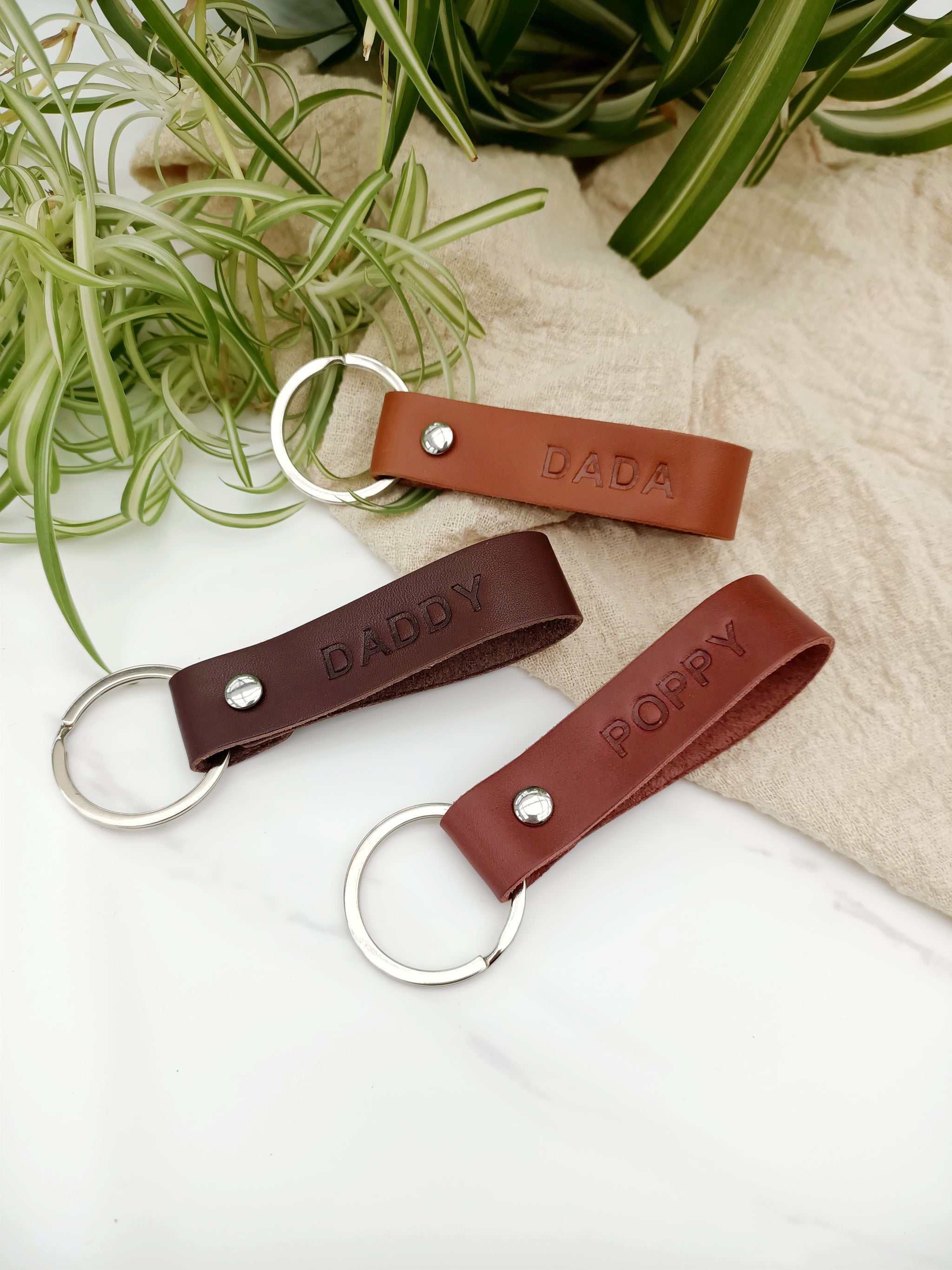 Personalised Daddy Keyring