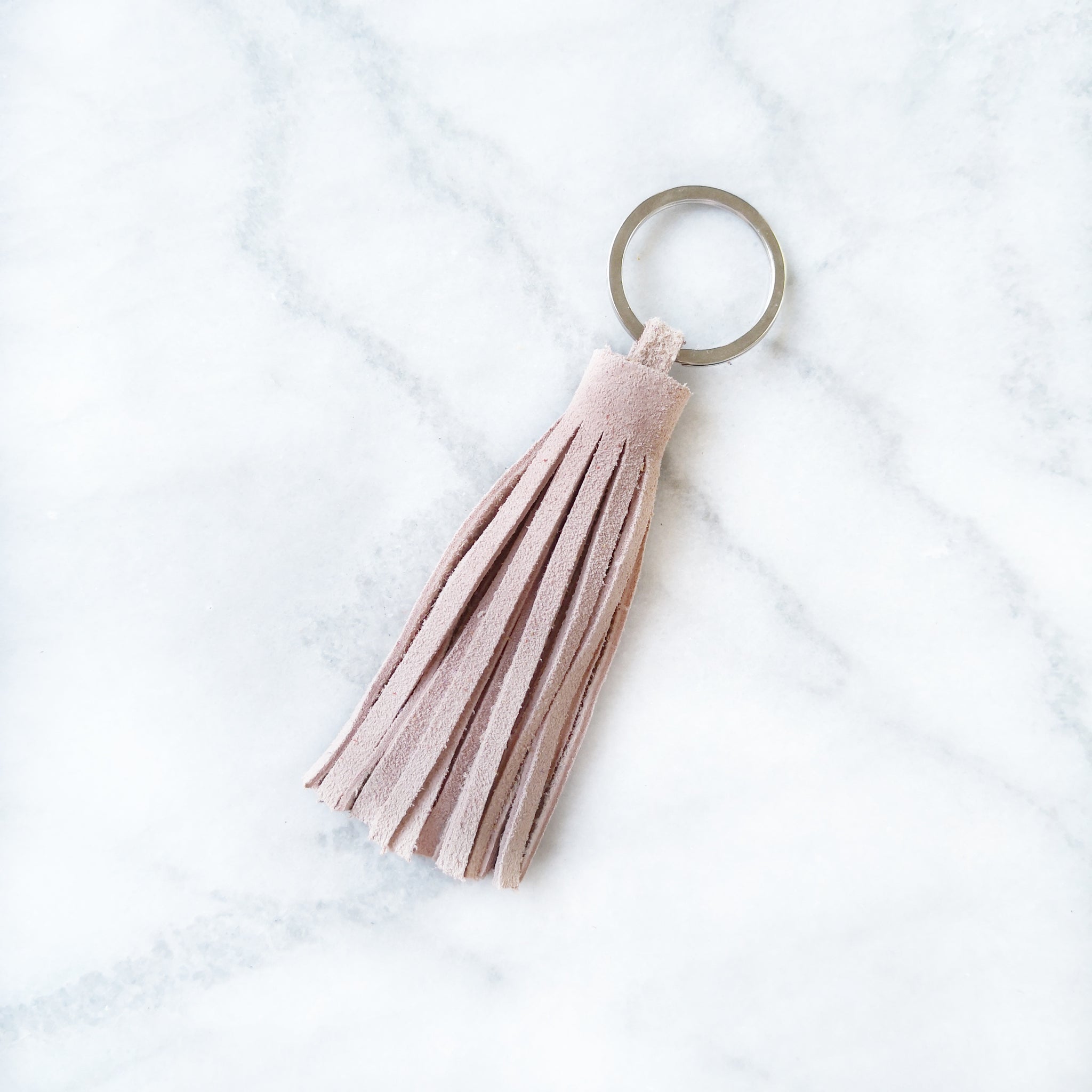 Blush Tassel Keyring