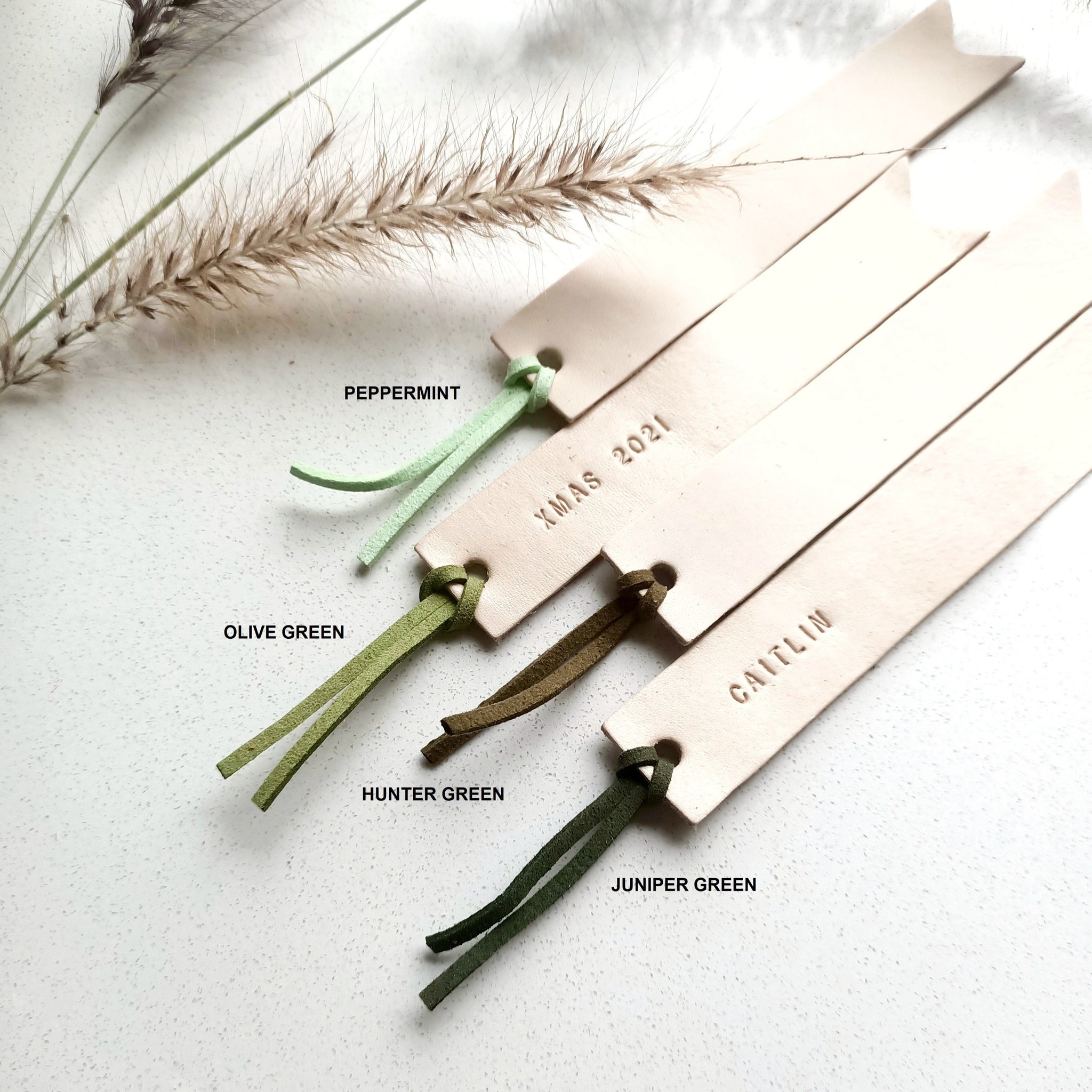 Leather Bookmark (Coloured)