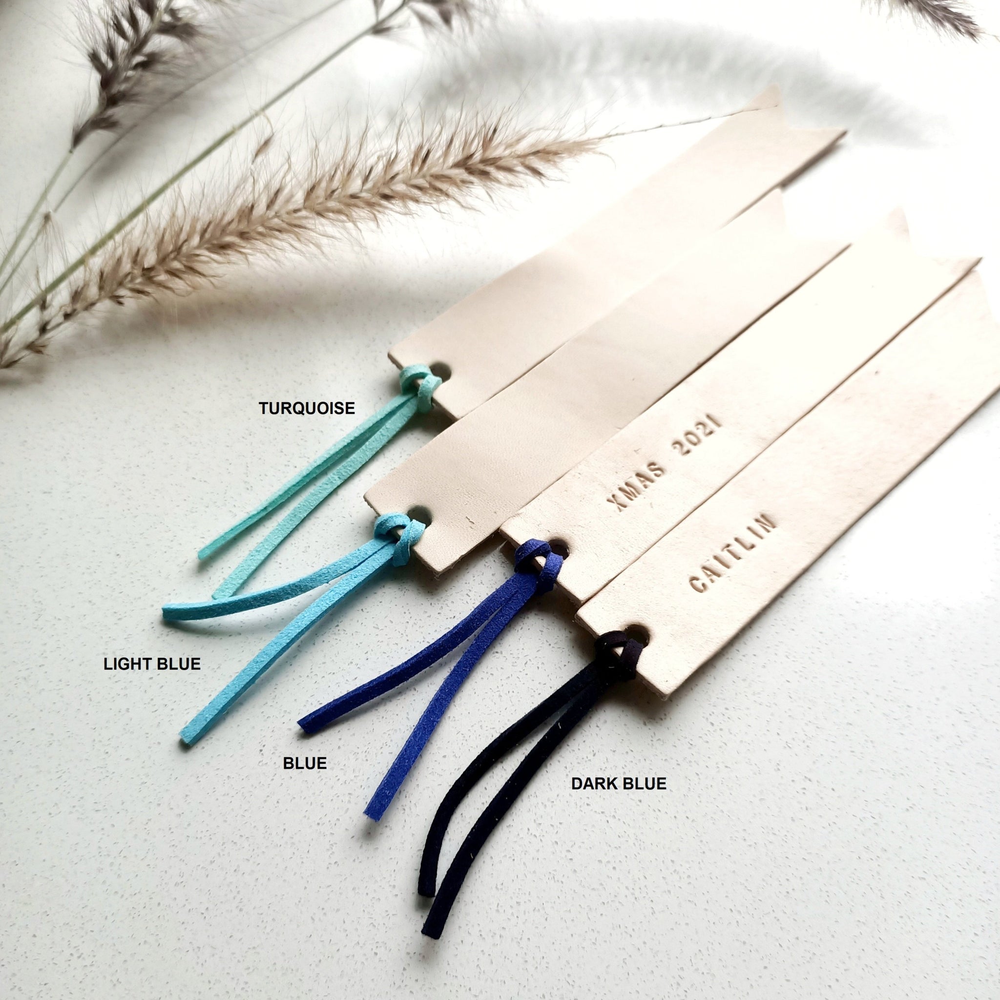 Leather Bookmark (Coloured)