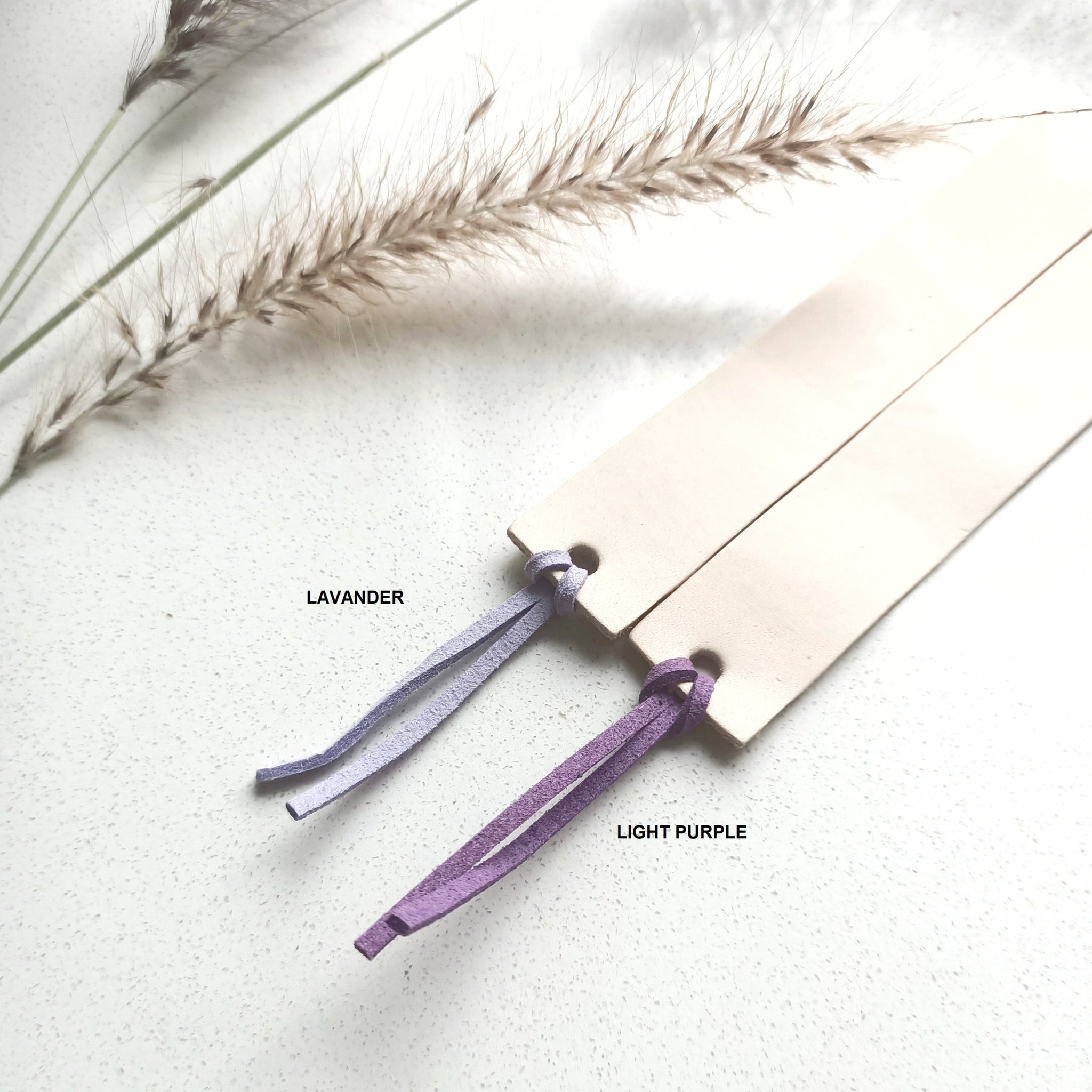 Leather Bookmark (Coloured)