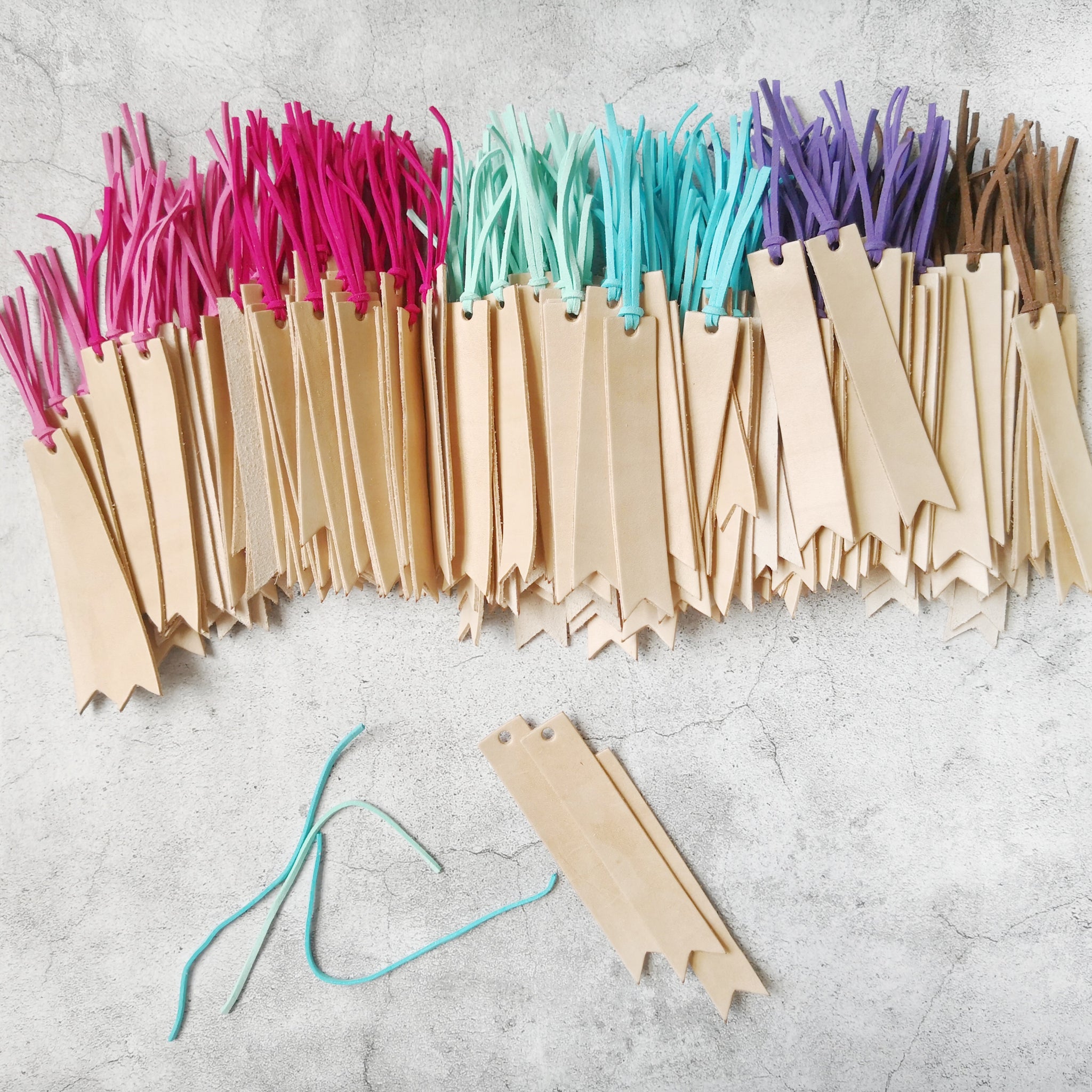 Leather Bookmark (Coloured)